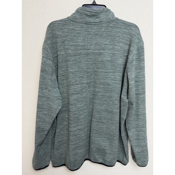 Avalanche Outdoor Supply Co. Men's Mock Neck Sweater XXL 1/4 Zip Pullover Green - Picture 5 of 15